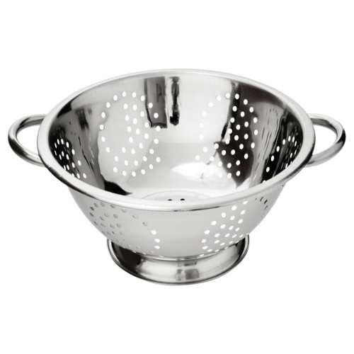 Escorredor de Macarrao 28cm.  de Aço Inox   [Catuaí 24752]