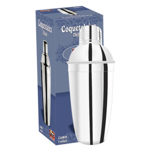 Coqueteleira Inox com  Cx Presente  500ml [Catuaí 24770]