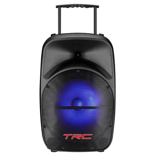 Caixa de Som Portátil TRC TRC328, Bluetooth, USB e Rádio FM, Potêrncia 100W