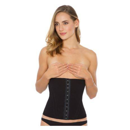 Corset Plié Modelador de Alta Compressão com 8 Barbatanas Preto, 50327