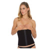 Corset Estético Plié Modelador com 2 Barbatanas Preto, 50320