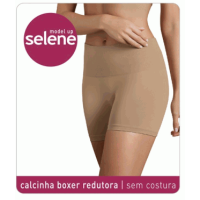 <p
align='left'>Calcinha Boxer Redutora Selene sem Costura, Chocolate, 20040.001</p>