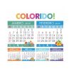 Mini Calendário 100 Unid Bloco Para Ímã Geladeira 2019 2x0 